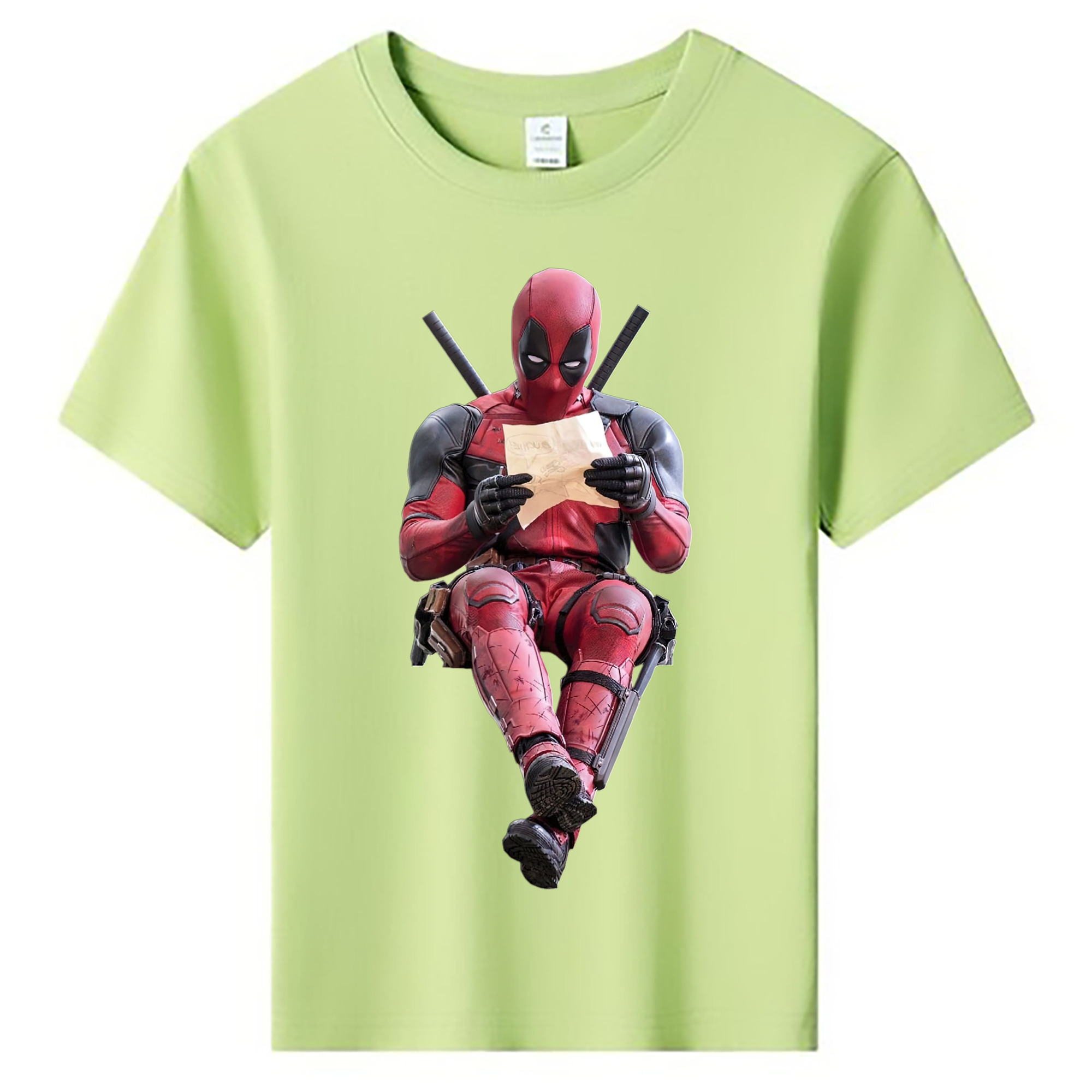 （画像用） Deadpool デッドプール 綿100％キッズTシャツ（フロントプリント）